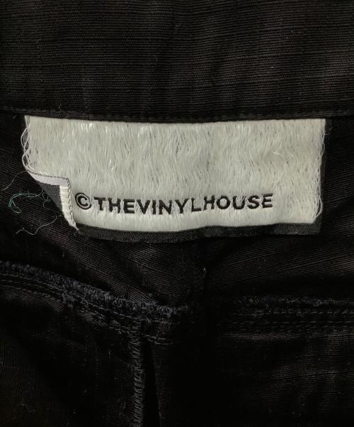 THEVINYLHOUSE（ザ・ヴァイナルハウス）THEVINYLHOUSE (ザ・ヴァイナルハウス) オープンダブルニーパンツ ブラック サイズ:Mの古着・服飾アイテム
