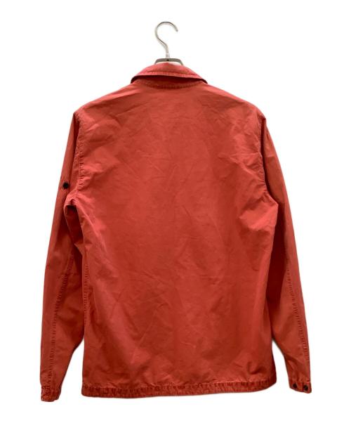 STONE ISLAND（ストーンアイランド）STONE ISLAND (ストーンアイランド) シャツジャケット レッド サイズ:Mの古着・服飾アイテム
