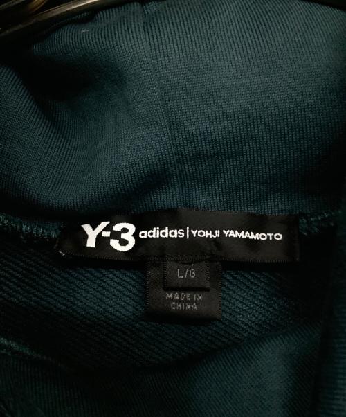 adidas（アディダス）adidas (アディダス) Y-3 (ワイスリー) プルオーバーパーカー グリーン サイズ:Lの古着・服飾アイテム