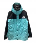 THE NORTH FACEザ ノース フェイス）の古着「マウンテンライトジャケット」｜スカイブルー×ブラック