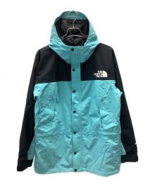 THE NORTH FACE（ザ ノース フェイス）の古着「マウンテンライトジャケット」｜スカイブルー×ブラック