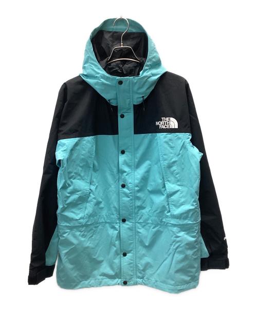 THE NORTH FACE（ザ ノース フェイス）THE NORTH FACE (ザ ノース フェイス) マウンテンライトジャケット スカイブルー×ブラック サイズ:XLの古着・服飾アイテム