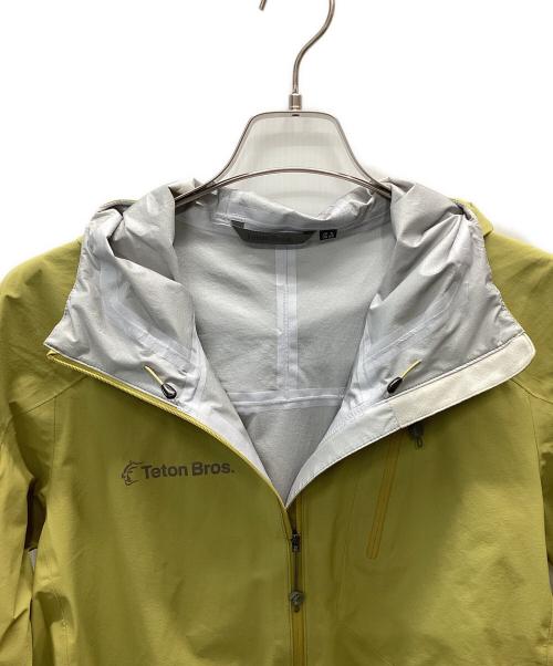 Teton Bros（ティートンブロス）Teton Bros (ティートンブロス) フェザー レイン ジャケット イエロー サイズ:Sの古着・服飾アイテム