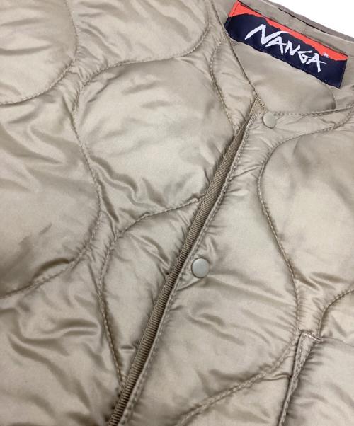 NANGA（ナンガ）NANGA (ナンガ) キルト ダウン カーディガン カーキ サイズ:Lの古着・服飾アイテム
