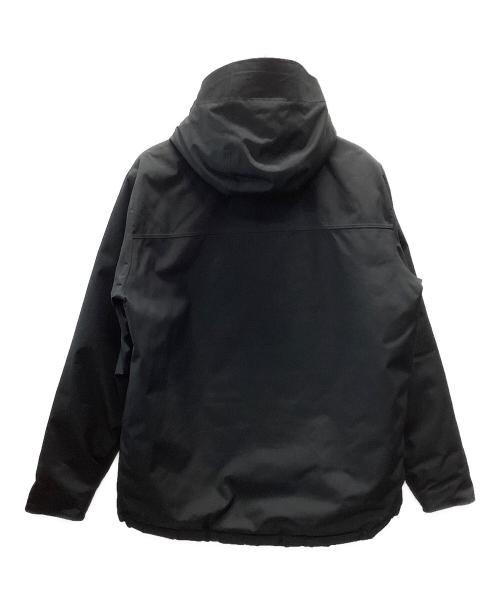 Patagonia（パタゴニア）Patagonia (パタゴニア) TOPLEY JKT ロゴデザイン ダウンジャケット ブラック サイズ:Lの古着・服飾アイテム