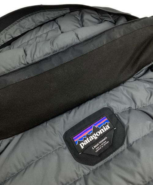 Patagonia（パタゴニア）Patagonia (パタゴニア) TOPLEY JKT ロゴデザイン ダウンジャケット ブラック サイズ:Lの古着・服飾アイテム