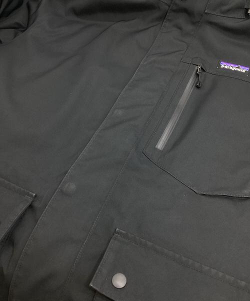 Patagonia（パタゴニア）Patagonia (パタゴニア) TOPLEY JKT ロゴデザイン ダウンジャケット ブラック サイズ:Lの古着・服飾アイテム