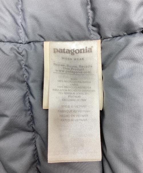 Patagonia（パタゴニア）Patagonia (パタゴニア) TOPLEY JKT ロゴデザイン ダウンジャケット ブラック サイズ:Lの古着・服飾アイテム