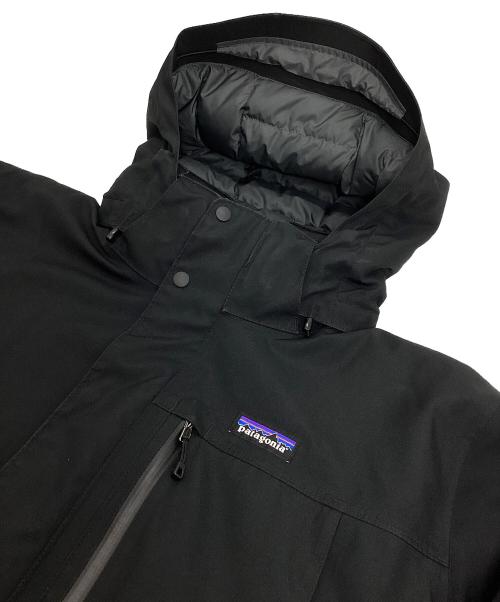 Patagonia（パタゴニア）Patagonia (パタゴニア) TOPLEY JKT ロゴデザイン ダウンジャケット ブラック サイズ:Lの古着・服飾アイテム