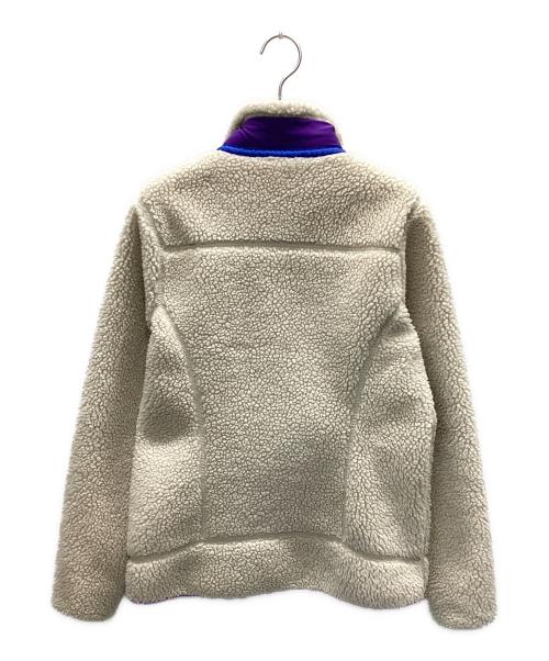 Patagonia（パタゴニア）Patagonia (パタゴニア) クラシック・レトロX・ジャケット ベージュ×パープル サイズ:Sの古着・服飾アイテム