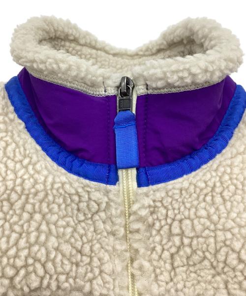 Patagonia（パタゴニア）Patagonia (パタゴニア) クラシック・レトロX・ジャケット ベージュ×パープル サイズ:Sの古着・服飾アイテム