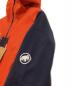 中古・古着 MAMMUT (マムート) Haldigrat HS Hooded Jacket オレンジ×ネイビー サイズ:XL 未使用品：21000円