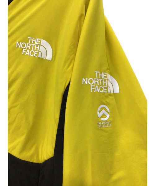 THE NORTH FACE（ザ ノース フェイス）THE NORTH FACE (ザ ノース フェイス) サミットシリーズ エクスペディション L3 ベントリクスハーフジップフーディ イエロー×ブラック サイズ:Lの古着・服飾アイテム
