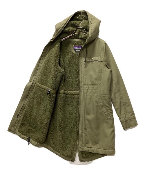 Patagonia（パタゴニア）Patagonia (パタゴニア) インサレーテッド プレーリー ドーン パーカ オリーブ サイズ:S WOMENSの古着・服飾アイテム
