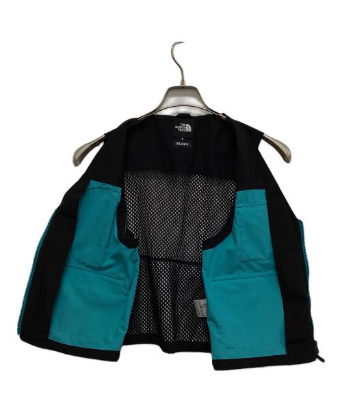 THE NORTH FACE（ザ ノース フェイス）THE NORTH FACE (ザ ノース フェイス) BEAMS (ビームス) アウトドアユーティリティベスト ブラック×スカイブルー サイズ:Sの古着・服飾アイテム