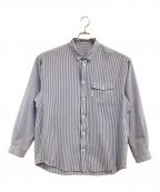 RIDGE MOUNTAIN GEARリッジマウンテン ギア）の古着「ベーシックロングスリーブシャツ」｜ホワイト×ネイビー