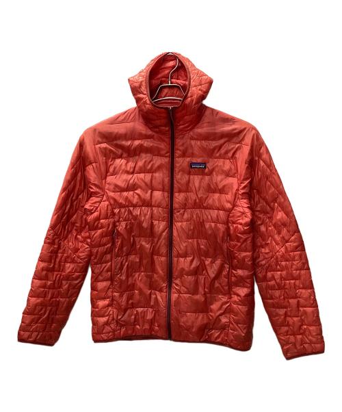 Patagonia（パタゴニア）Patagonia (パタゴニア) マイクロ・パフ・フーディー レッド サイズ:Mの古着・服飾アイテム