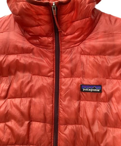 Patagonia（パタゴニア）Patagonia (パタゴニア) マイクロ・パフ・フーディー レッド サイズ:Mの古着・服飾アイテム