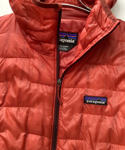 Patagonia（パタゴニア）Patagonia (パタゴニア) マイクロ・パフ・フーディー レッド サイズ:Mの古着・服飾アイテム