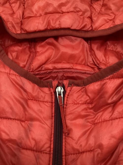 Patagonia（パタゴニア）Patagonia (パタゴニア) マイクロ・パフ・フーディー レッド サイズ:Mの古着・服飾アイテム