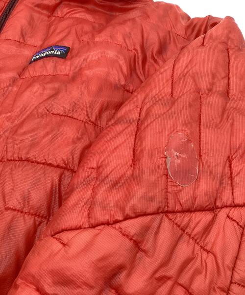Patagonia（パタゴニア）Patagonia (パタゴニア) マイクロ・パフ・フーディー レッド サイズ:Mの古着・服飾アイテム