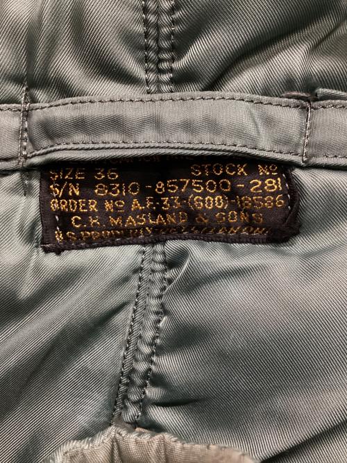 US ARMY（ユーエスアーミー）US ARMY (ユーエスアーミー) フライト・トラウザーズ オリーブ サイズ:36の古着・服飾アイテム