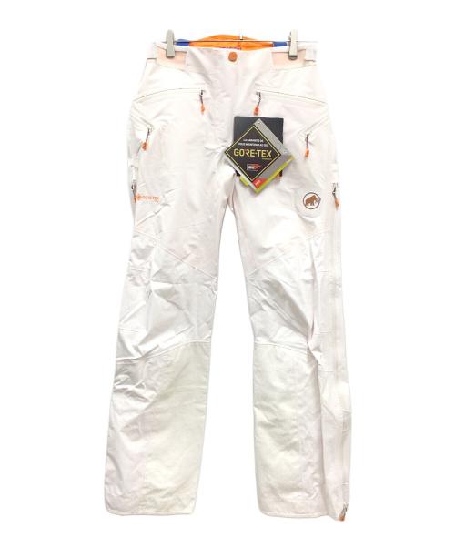 MAMMUT（マムート）MAMMUT (マムート) ノードワンドプロハードシェルパンツ ウインターパンツ ホワイト サイズ:38の古着・服飾アイテム