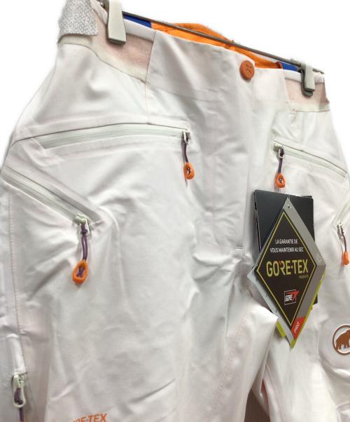 MAMMUT（マムート）MAMMUT (マムート) ノードワンドプロハードシェルパンツ ウインターパンツ ホワイト サイズ:38の古着・服飾アイテム