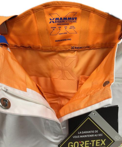 MAMMUT（マムート）MAMMUT (マムート) ノードワンドプロハードシェルパンツ ウインターパンツ ホワイト サイズ:38の古着・服飾アイテム