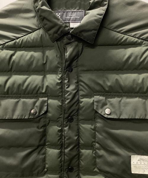 HAGLOFS（ホグロフス）HAGLOFS (ホグロフス) Tallberg Down Jacket オリーブ サイズ:Mの古着・服飾アイテム