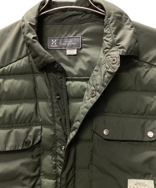 HAGLOFS（ホグロフス）HAGLOFS (ホグロフス) Tallberg Down Jacket オリーブ サイズ:Mの古着・服飾アイテム