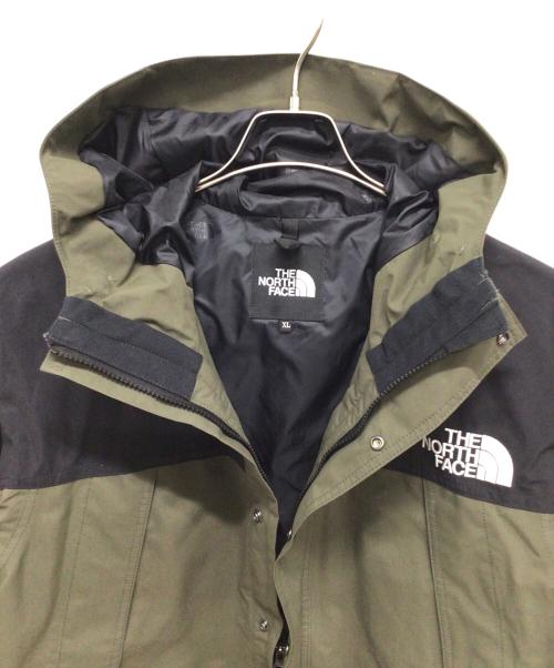 THE NORTH FACE（ザ ノース フェイス）THE NORTH FACE (ザ ノース フェイス) マウンテンライトジャケット グリーン×ブラック サイズ:XLの古着・服飾アイテム