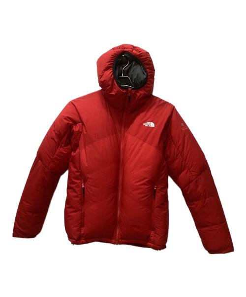 THE NORTH FACE（ザ ノース フェイス）THE NORTH FACE (ザ ノース フェイス) ヒューズフォームアコンカグアフーディ レッド サイズ:Mの古着・服飾アイテム