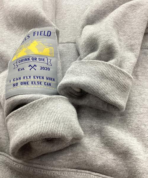 HILLS FIELD（ヒルズフィールド）HILLS FIELD (ヒルズフィールド) きゃんぷぁぃパーカー グレー サイズ:Lの古着・服飾アイテム