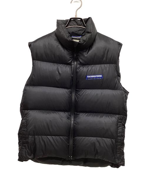 FEATHERED FRIENDS（フェザードフレンズ）FEATHERED FRIENDS (フェザードフレンズ) ダウンベスト ブラック サイズ:Ｓの古着・服飾アイテム