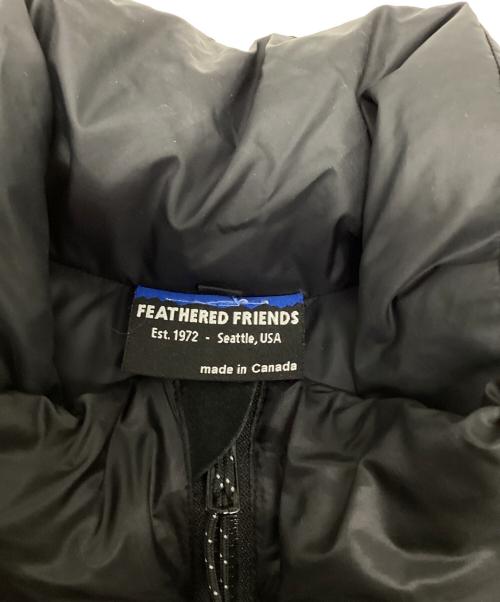FEATHERED FRIENDS（フェザードフレンズ）FEATHERED FRIENDS (フェザードフレンズ) ダウンベスト ブラック サイズ:Ｓの古着・服飾アイテム