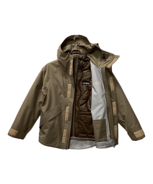 WILD THINGS（ワイルドシングス）WILD THINGS (ワイルドシングス) デナリジャケット カーキ×ブラウン サイズ:SIZE Sの古着・服飾アイテム