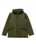 Barbour（バブアー）の古着「フーデットキルティングジャケット」｜オリーブ