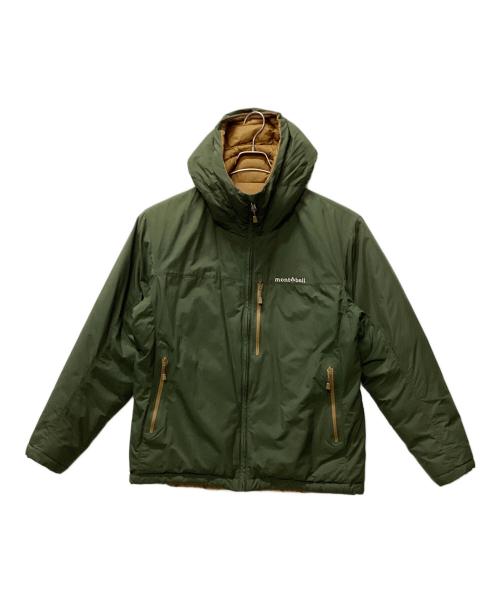 mont-bell（モンベル）mont-bell (モンベル) リバーシブル コロラドパーカ グリーン×ブラウン サイズ:Lの古着・服飾アイテム