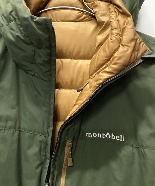mont-bell（モンベル）mont-bell (モンベル) リバーシブル コロラドパーカ グリーン×ブラウン サイズ:Lの古着・服飾アイテム