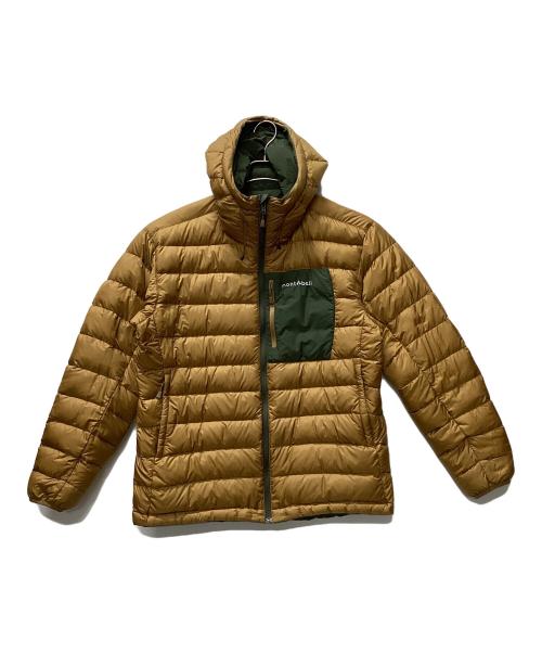 mont-bell（モンベル）mont-bell (モンベル) リバーシブル コロラドパーカ グリーン×ブラウン サイズ:Lの古着・服飾アイテム