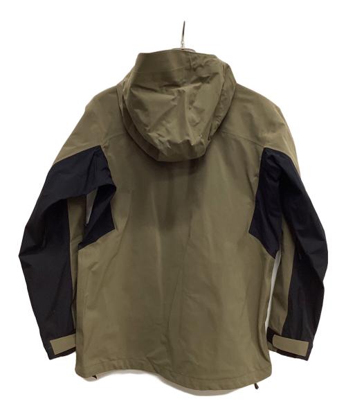 MOUNTAIN HARD WEAR（マウンテンハードウェア）MOUNTAIN HARD WEAR (マウンテンハードウェア) スノーストームジャケット カーキ×ブラック サイズ:XSの古着・服飾アイテム