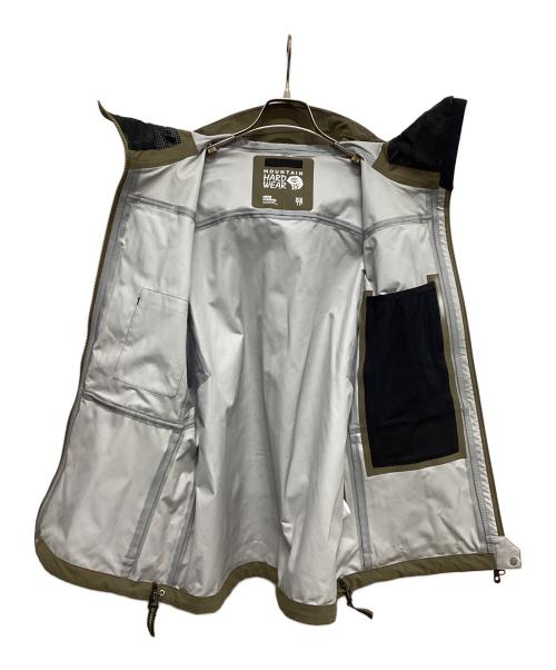 MOUNTAIN HARD WEAR（マウンテンハードウェア）MOUNTAIN HARD WEAR (マウンテンハードウェア) スノーストームジャケット カーキ×ブラック サイズ:XSの古着・服飾アイテム