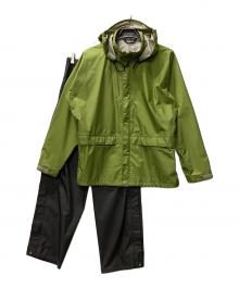 PUROMONTE（プロモンテ）の古着「ゴアテックスレインスーツ」｜グリーン×グレー