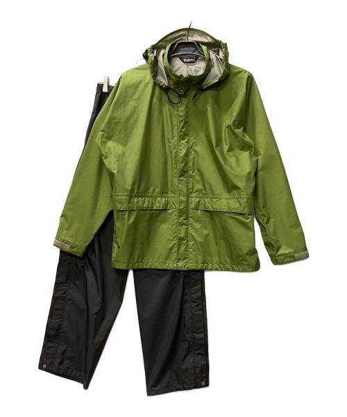 PUROMONTE（プロモンテ）PUROMONTE (プロモンテ) ゴアテックスレインスーツ グリーン×グレー サイズ:Mの古着・服飾アイテム