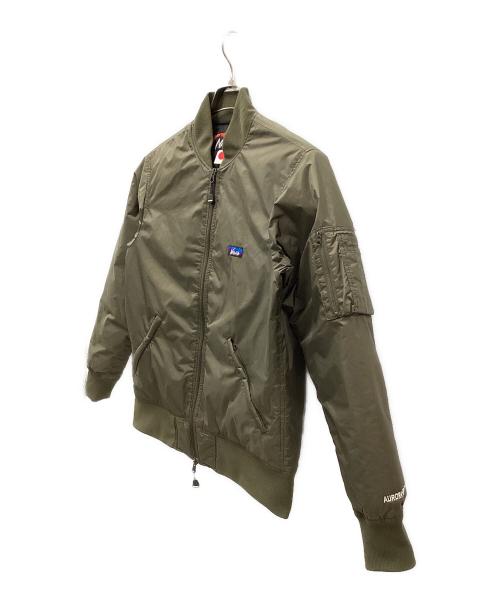 NANGA（ナンガ）NANGA (ナンガ) Orange (オレンジ) MA-1 オーロラダウンジャケット オリーブ サイズ:Mの古着・服飾アイテム