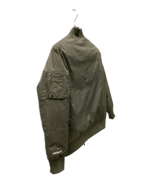 NANGA（ナンガ）NANGA (ナンガ) Orange (オレンジ) MA-1 オーロラダウンジャケット オリーブ サイズ:Mの古着・服飾アイテム