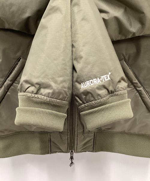 NANGA（ナンガ）NANGA (ナンガ) Orange (オレンジ) MA-1 オーロラダウンジャケット オリーブ サイズ:Mの古着・服飾アイテム