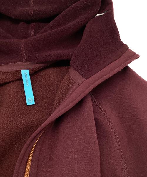 HOUDINI（フーディニ）HOUDINI (フーディニ) フルジップフーディー レッド サイズ:Mの古着・服飾アイテム