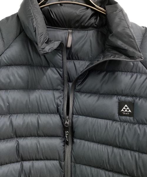 shelt（シェルト）shelt (シェルト) Down Pullover グレー サイズ:XLの古着・服飾アイテム